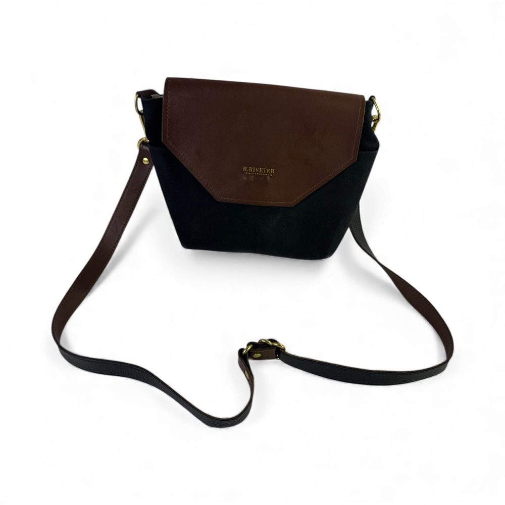 R. Riveter hobby Crossbody Leather Envelope Bag